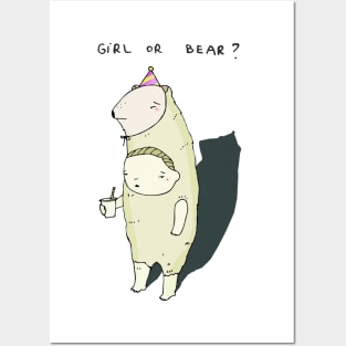 Girl or Bear? Posters and Art